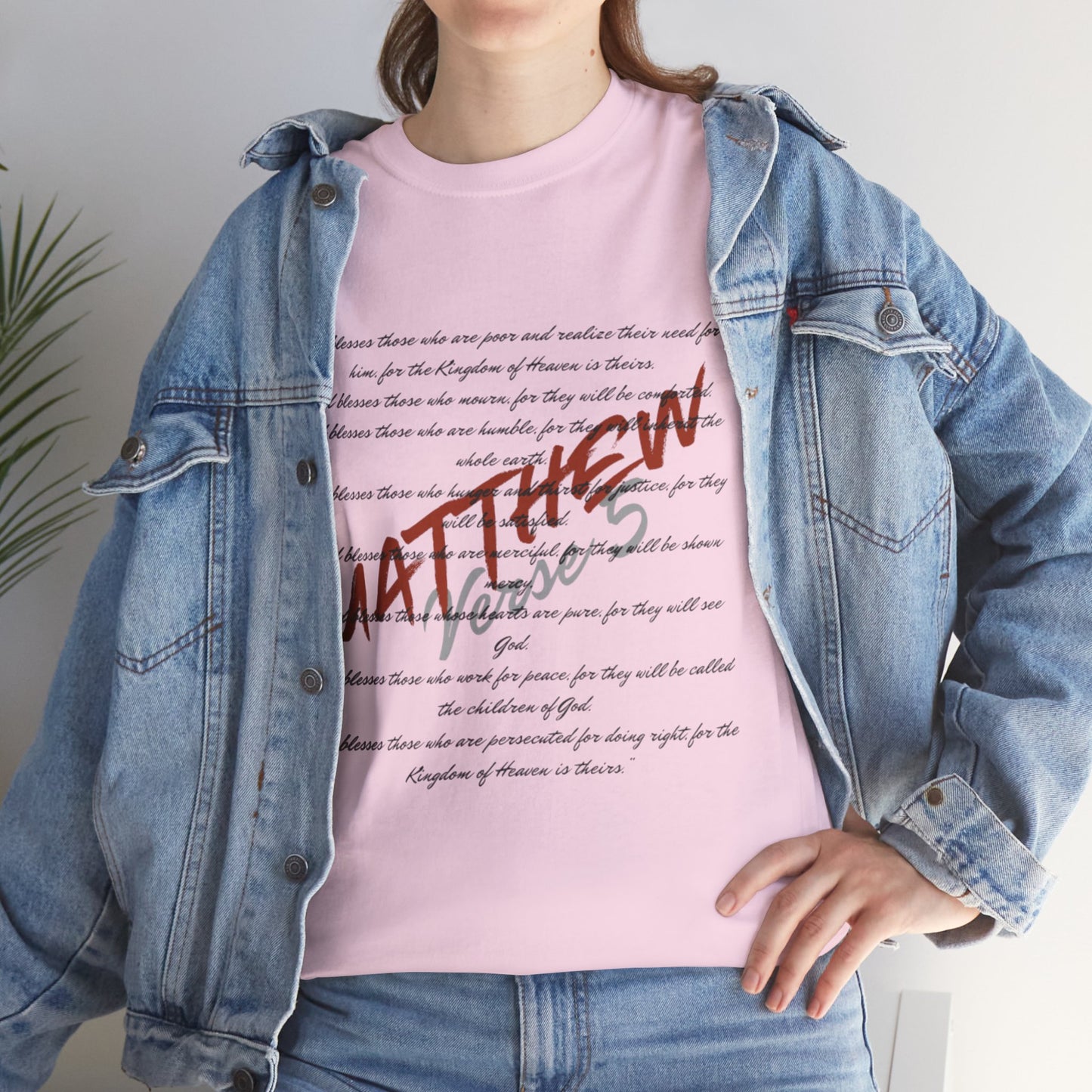 Faith Collection - Matthew 5 - Woman's Tee