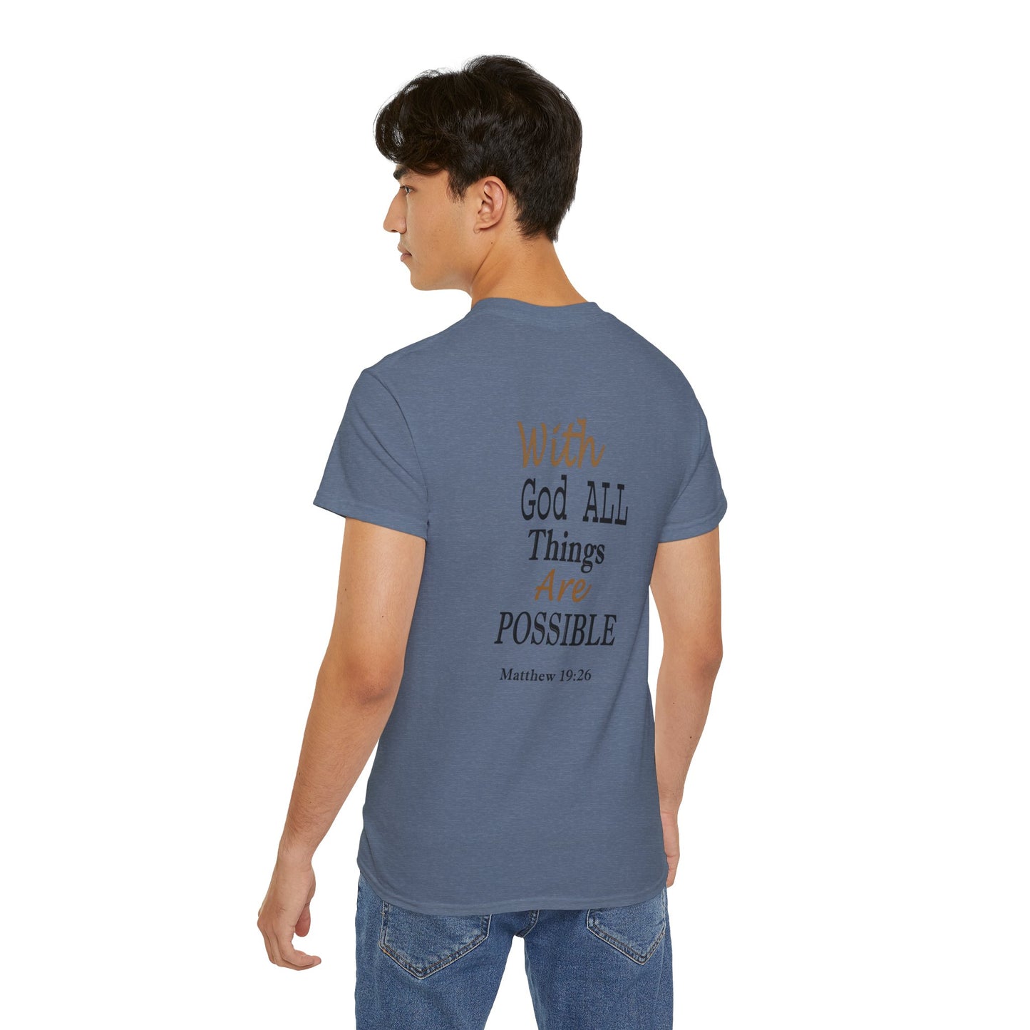 Faith Collection - With God All Things are Possible Womens T-Shirt