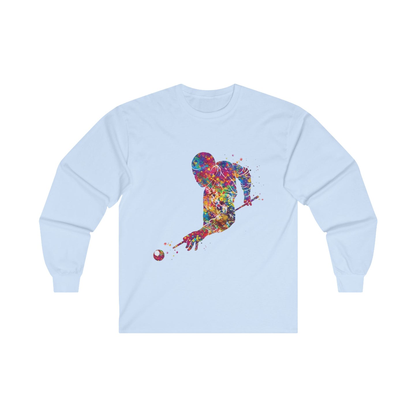 Long Sleeve Tee - Pool Player Colors