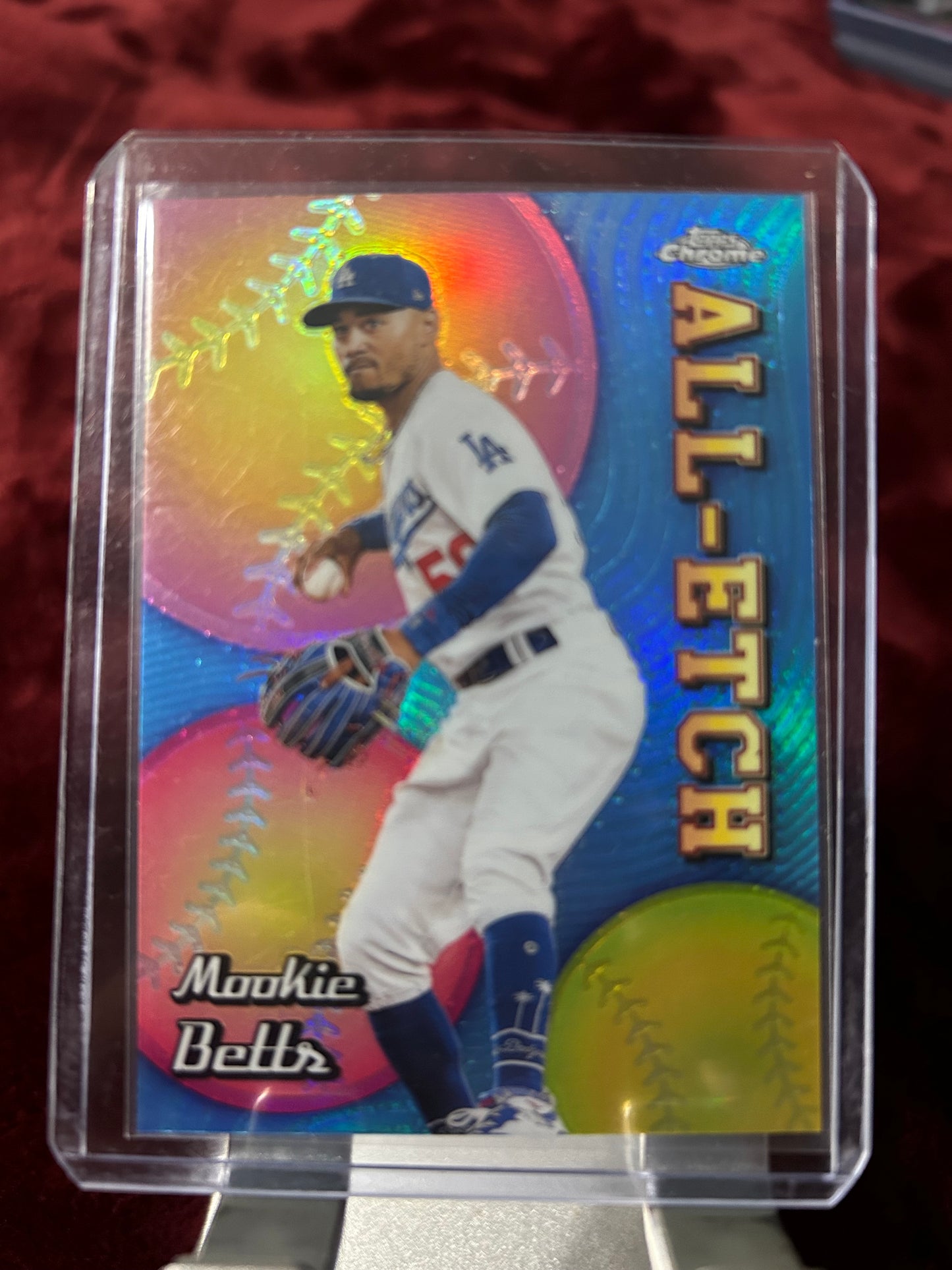 Mookie Betts 2024 Chrome All-Etch Topps