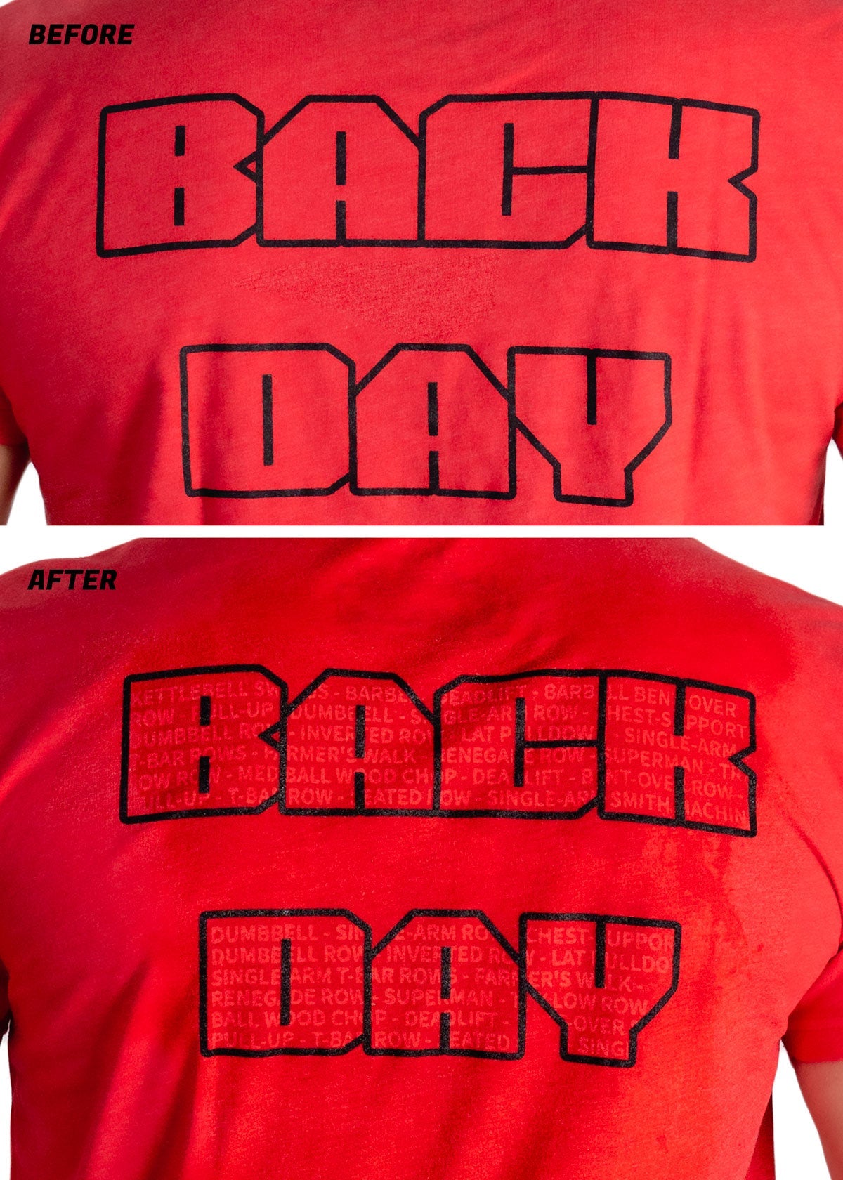 Back Day - Sweat Activated Shirt by OmegaBurn