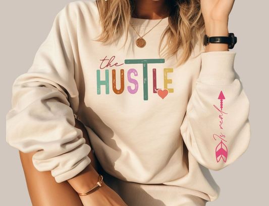 The Hustle is Real Crewneck by My Carolina Moon